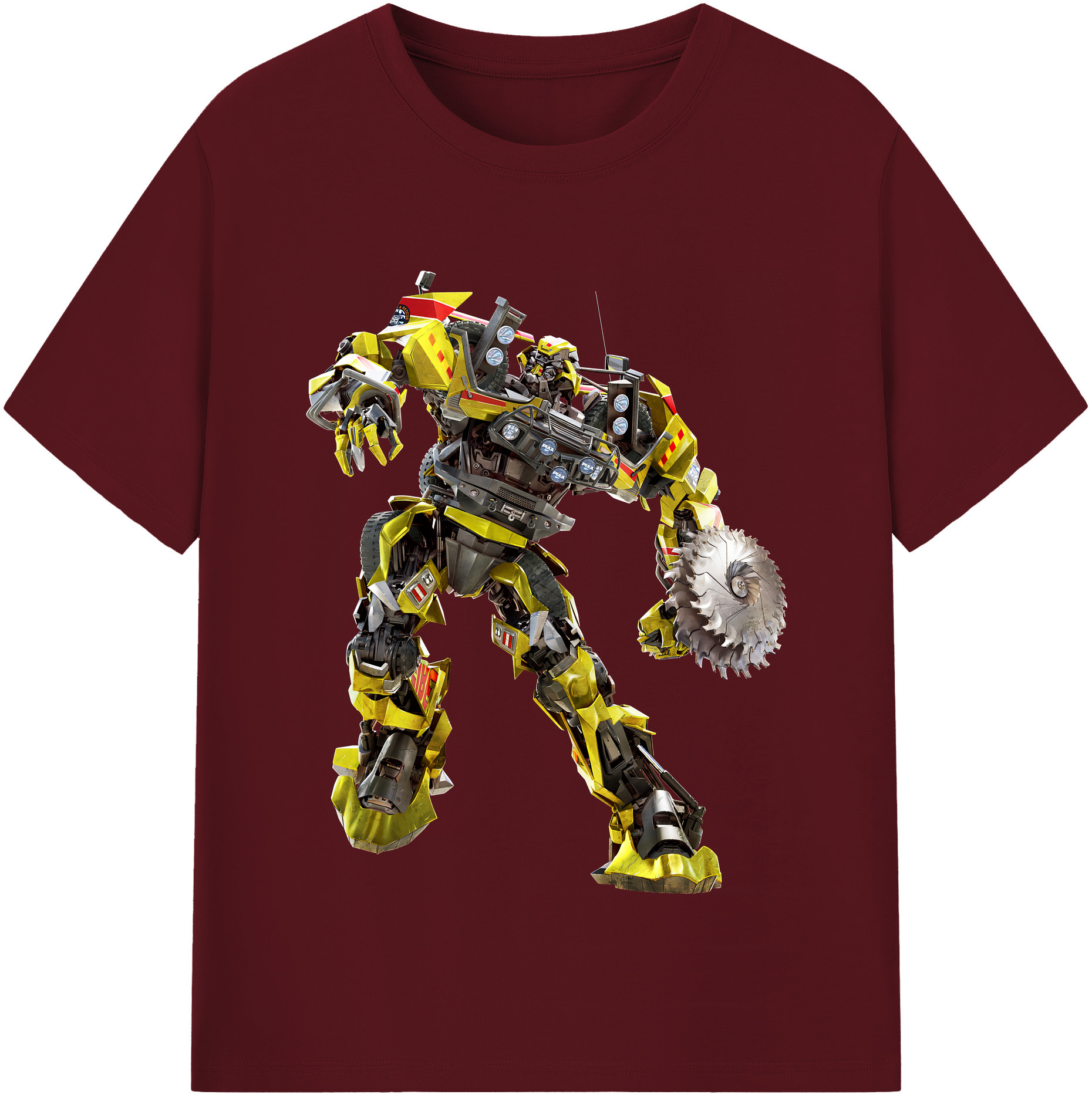 （画像用） Transformers トランスフォーマー 綿100％半袖Tシャツ（フロントプリント）
